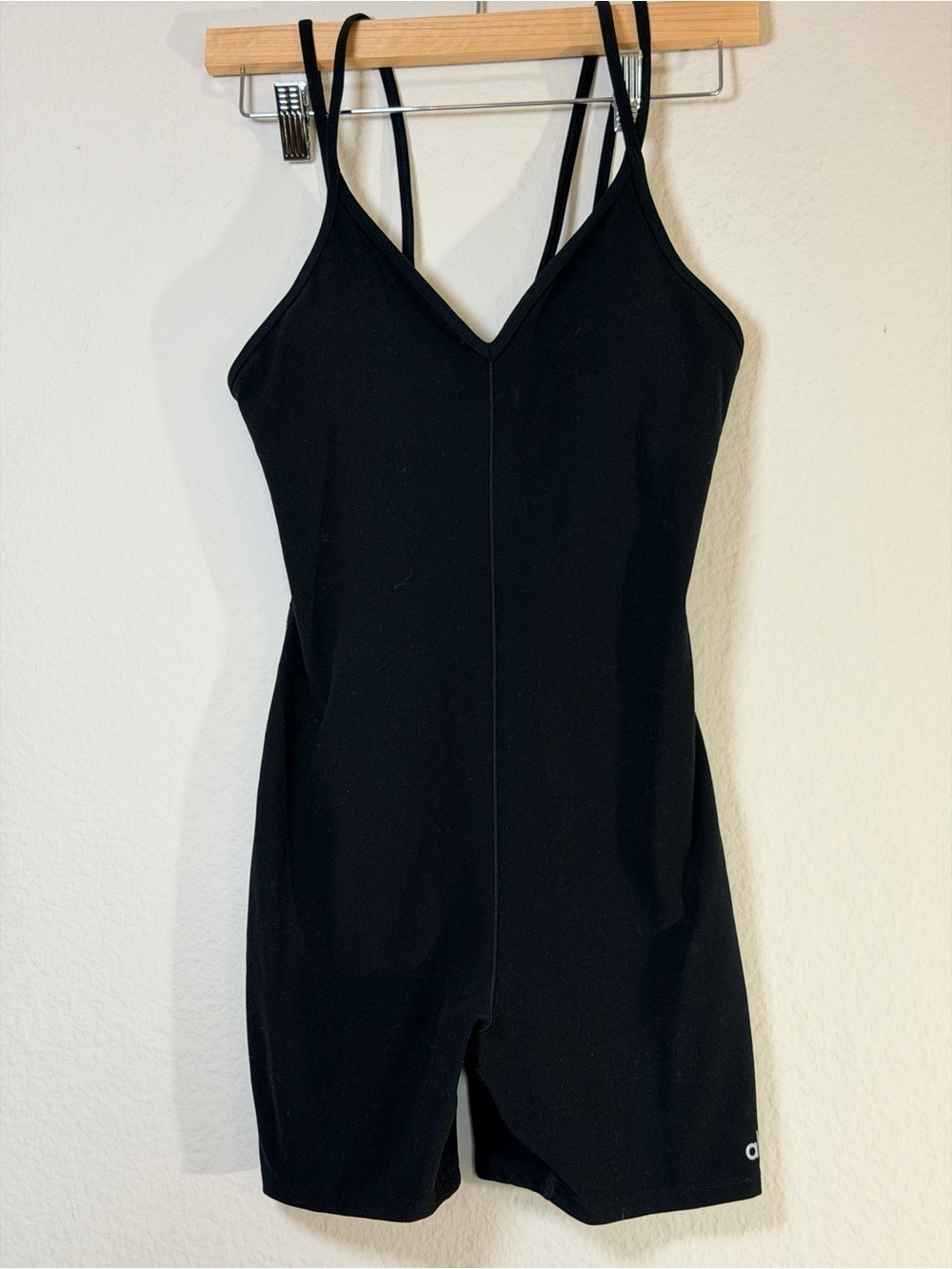 Alo Yoga Alosoft Suns Out Onesie Black Romper Bodysuit S - Picture 5 of 8